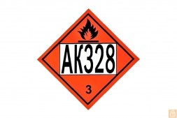 Наклейка АК 328 (для железнодорожных цистерн)  