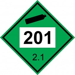 Наклейка Знак опасности АК 201 250х250 мм.