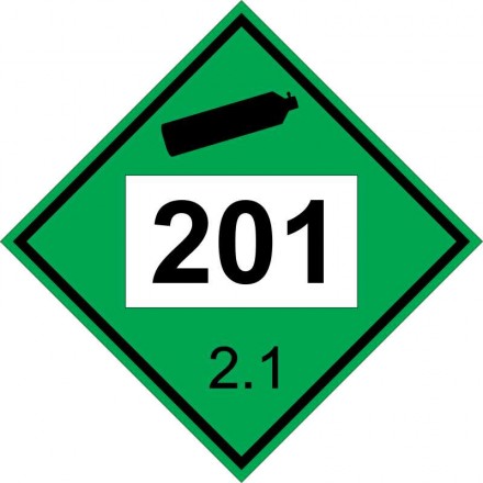 Наклейка Знак опасности АК 201 250х250 мм.