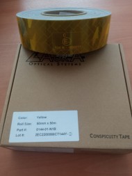 Лента AURA  светоотражающая, для твердых поверхностей 50 м. 