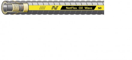 Рукав напорно-всасывающий  NetFlex Oil Wave SD МБС 