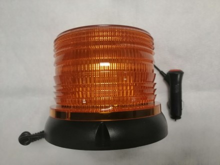Маяк светодиодный 10-30V 72 LED  магнит+ крепёж на крышу (питание от прикуривателя) 