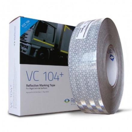 Лента ORALITE VC 104+ ( Reflexite) RIGID GRADE светоотражающая, для твердых поверхностей 50 м