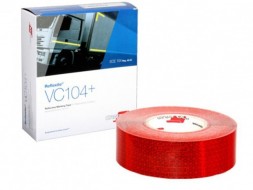 Лента ORALITE VC 104+ ( Reflexite) RIGID GRADE светоотражающая, для твердых поверхностей 50 м
