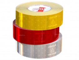 Лента ORALITE VC 104 Rigid Grade Commercial( Reflexite) светоотражающая, для твердых поверхностей 50 м