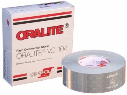 Лента ORALITE VC 104 Rigid Grade Commercial( Reflexite) светоотражающая, для твердых поверхностей 50 м