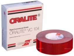 Лента ORALITE VC 104 Rigid Grade Commercial( Reflexite) светоотражающая, для твердых поверхностей 50 м