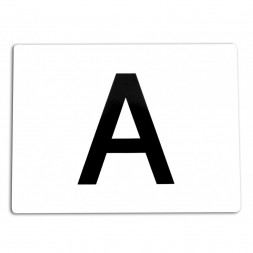 Табличка &quot;A&quot; для мусоровозов