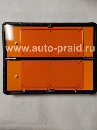 Табличка  ADR наборная  под цифры с кронштейном складная