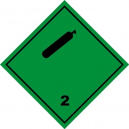 Наклейка Опасный груз Класс 2 Сжатые газы