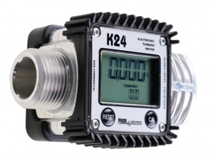 K24 - Электронный счетчик для ДТ в алюминиевом корпусе, 7-120 л/мин